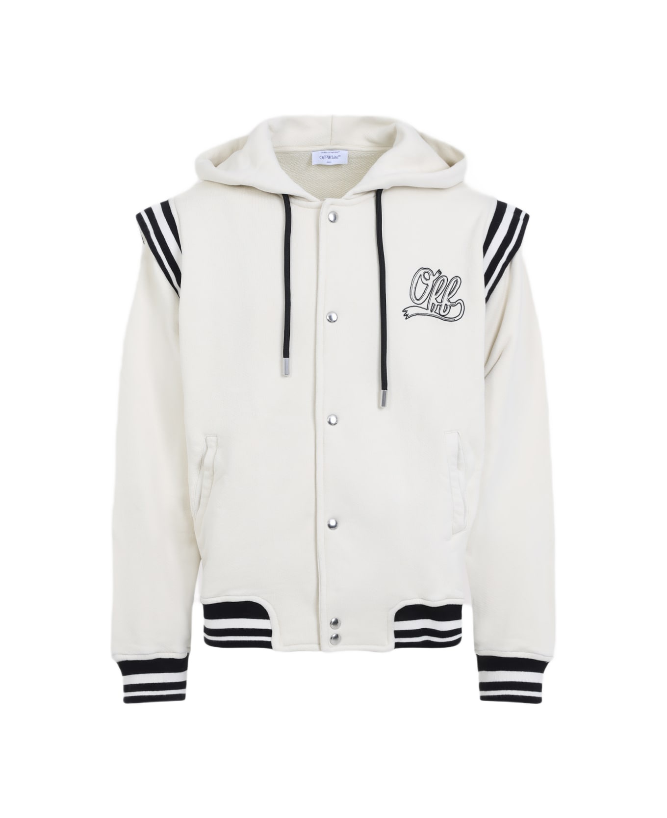 Off Fleece Varsity Hoodie - 1