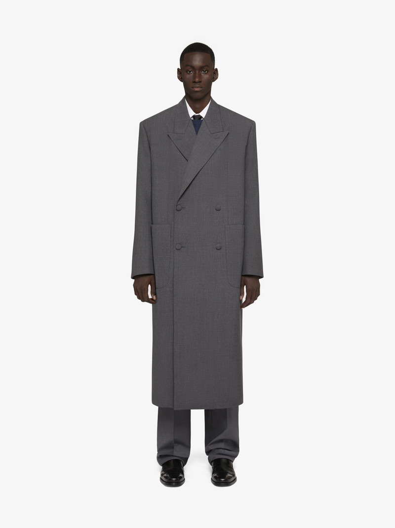 Givenchy OVERSIZED DOUBLE BREASTED COAT IN WOOL outlook