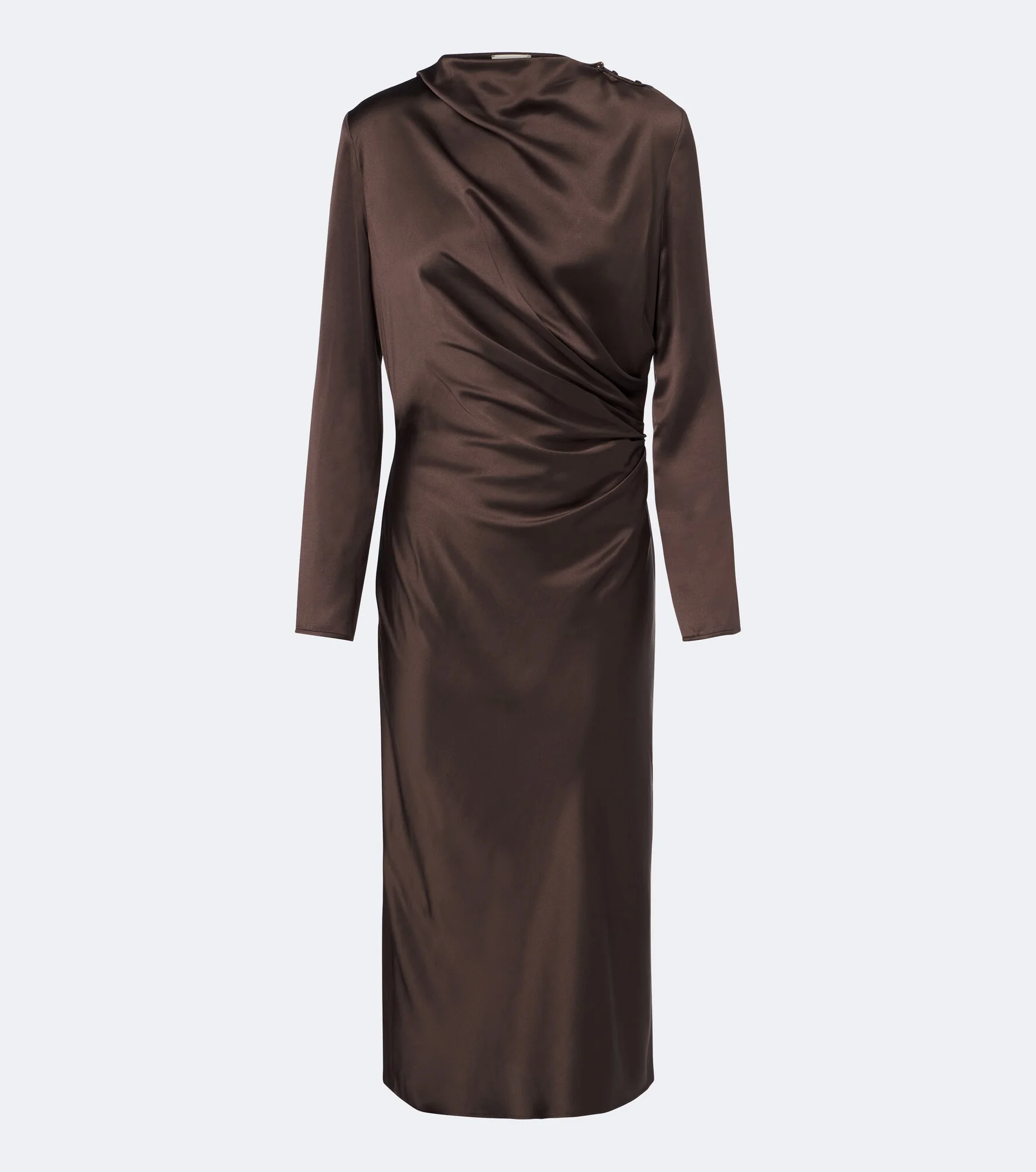 Fabio draped satin midi dress - 1