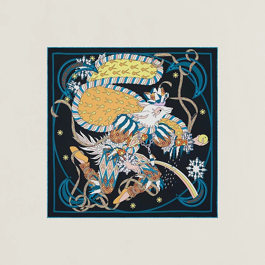 HERMES エルメス ガヴロッシュ Le Sacre de l'Hiver エルメス Le Sacre de l'Hiver 冬の祭典 ガヴロッシュ45