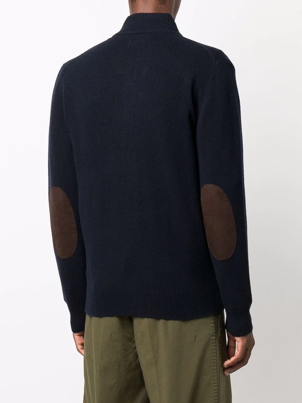 high-neck buttoned wool jumper - 4