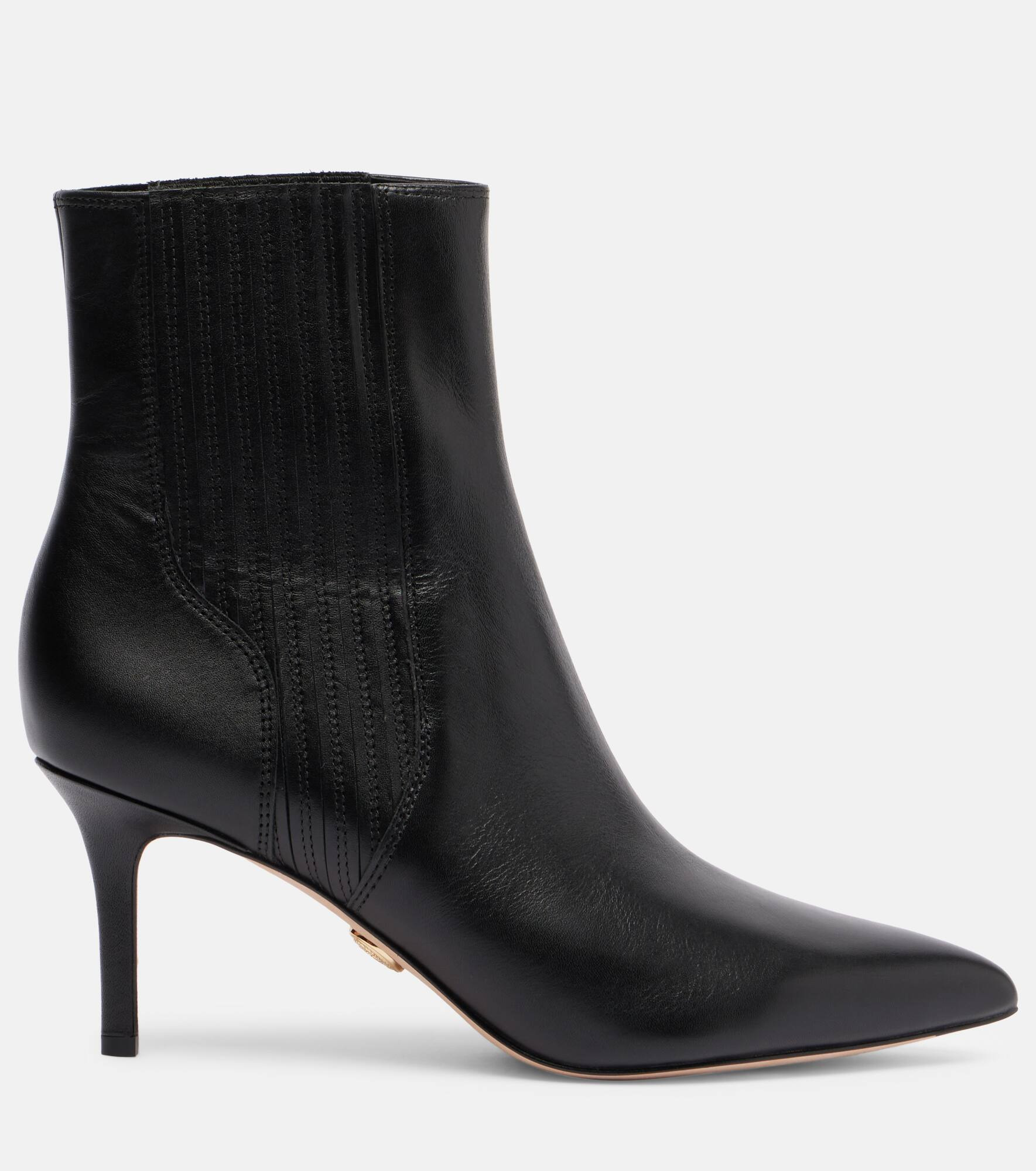 Lisa 70 leather ankle boots - 4
