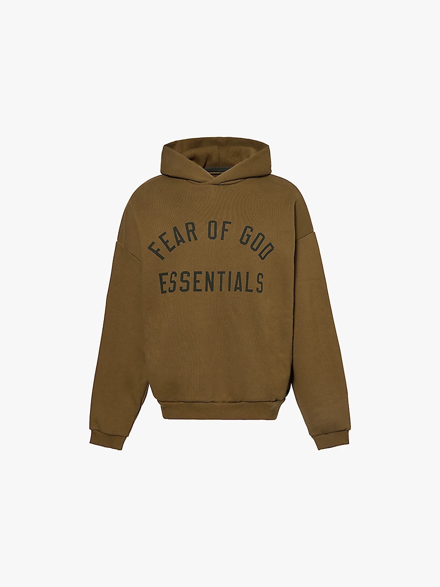 Essentials relaxed-fit cotton-jersey hoody - 1