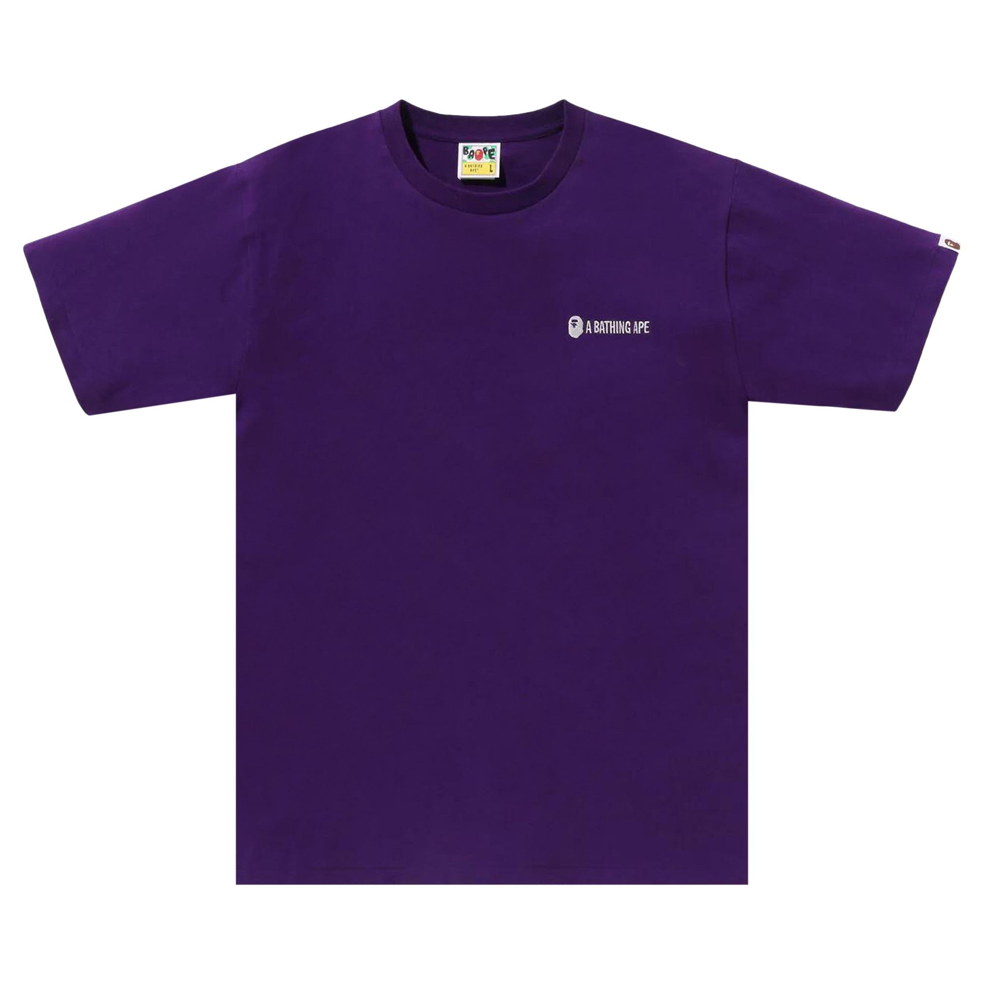 BAPE Small Logo Tee 'Purple' - 1