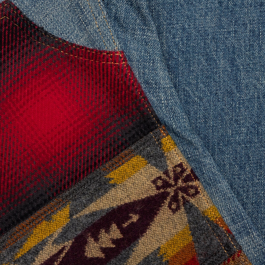 JUNYA WATANABE MAN X LEVIS PANTS - INDIGO/MULTI - 4