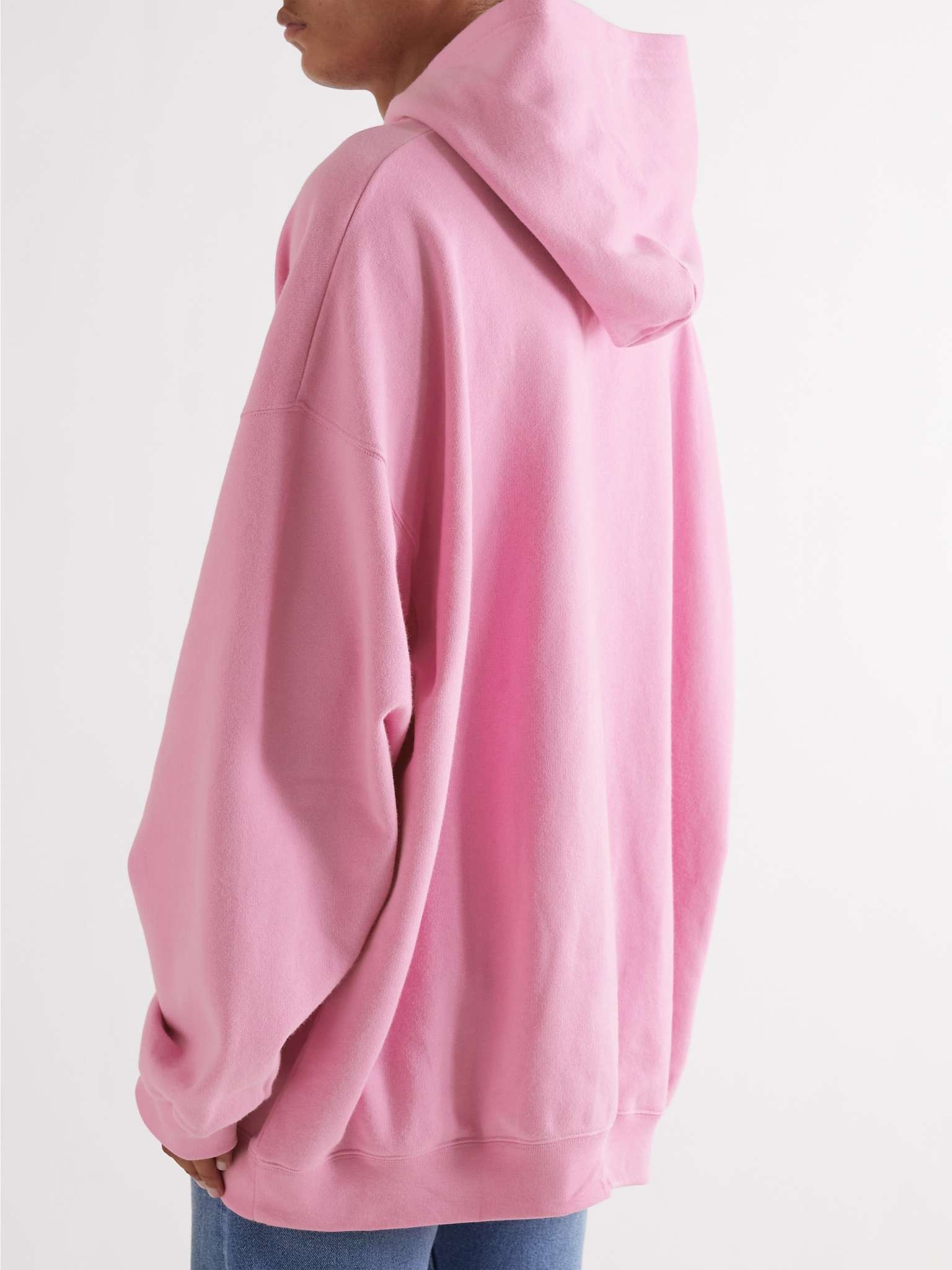 Oversized Appliquéd Cotton-Jersey Hoodie - 4