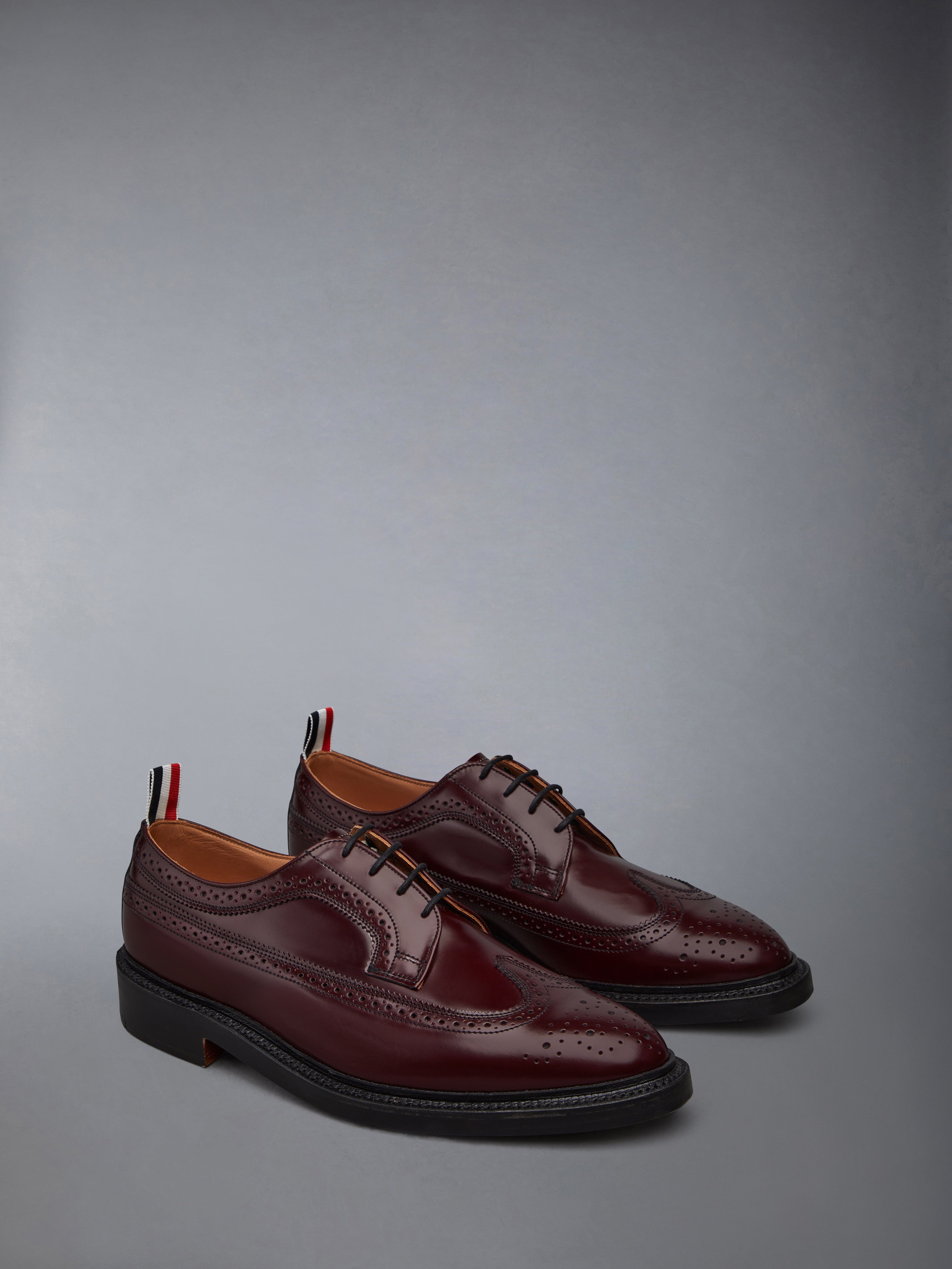 POLISHED CALF LEATHER SOLE LONGWING BROGUES - 2