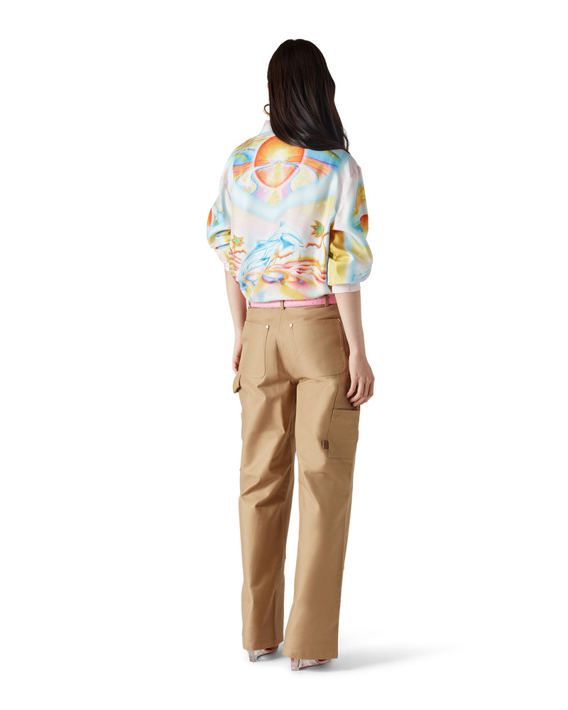 Cotton Workwear Trousers | Casablanca Paris 3