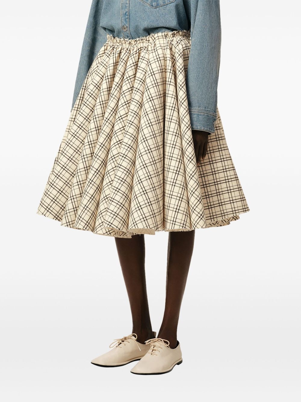 checkered skirt - 3