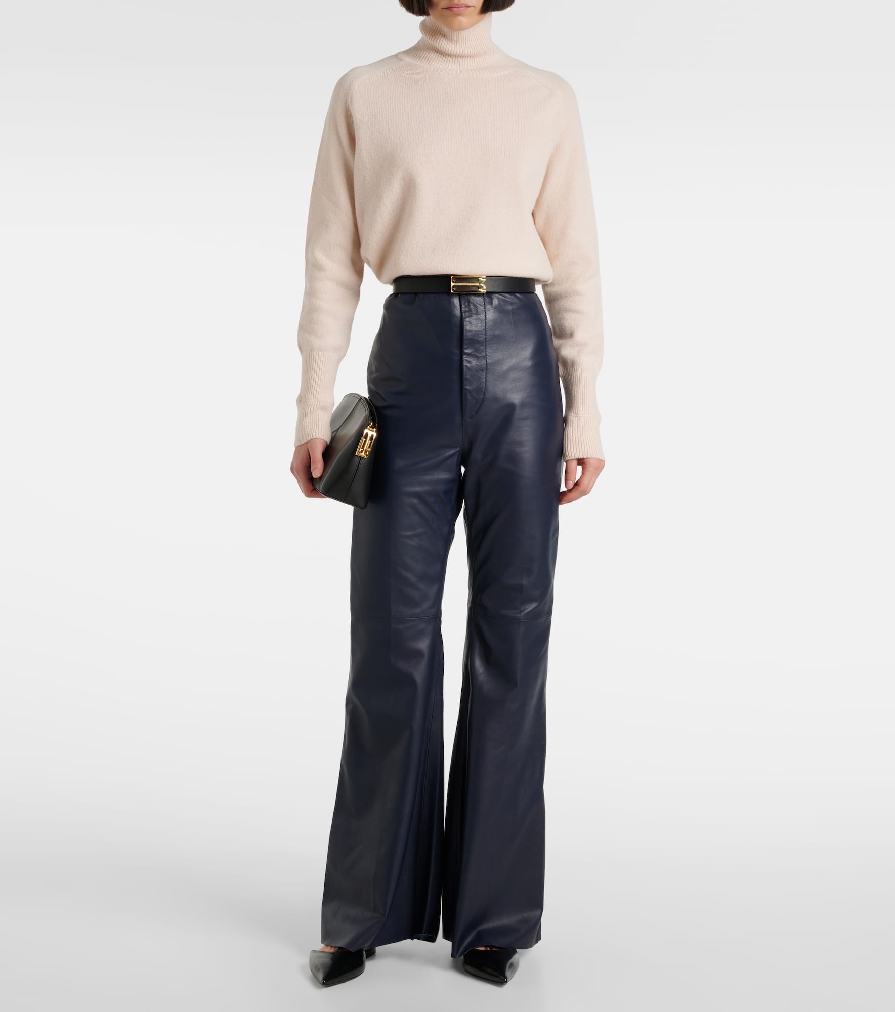 Wool turtleneck sweater - 2