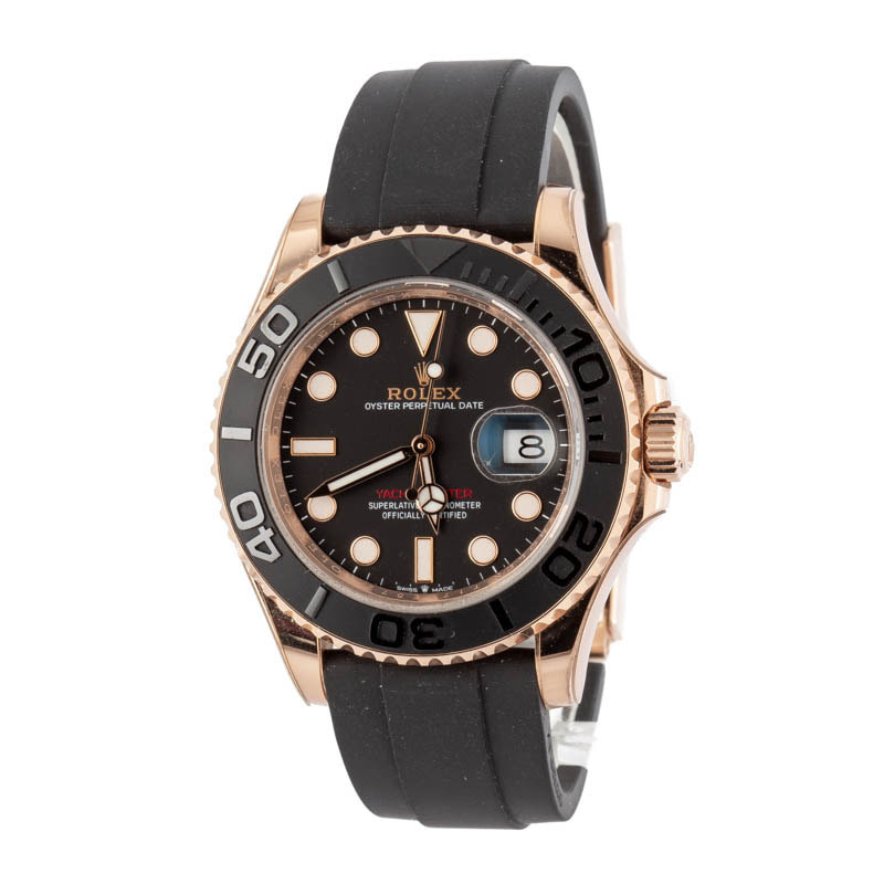 Rolex Yacht-Master 126655 18k Everose Gold on Oysterflex Strap - 2