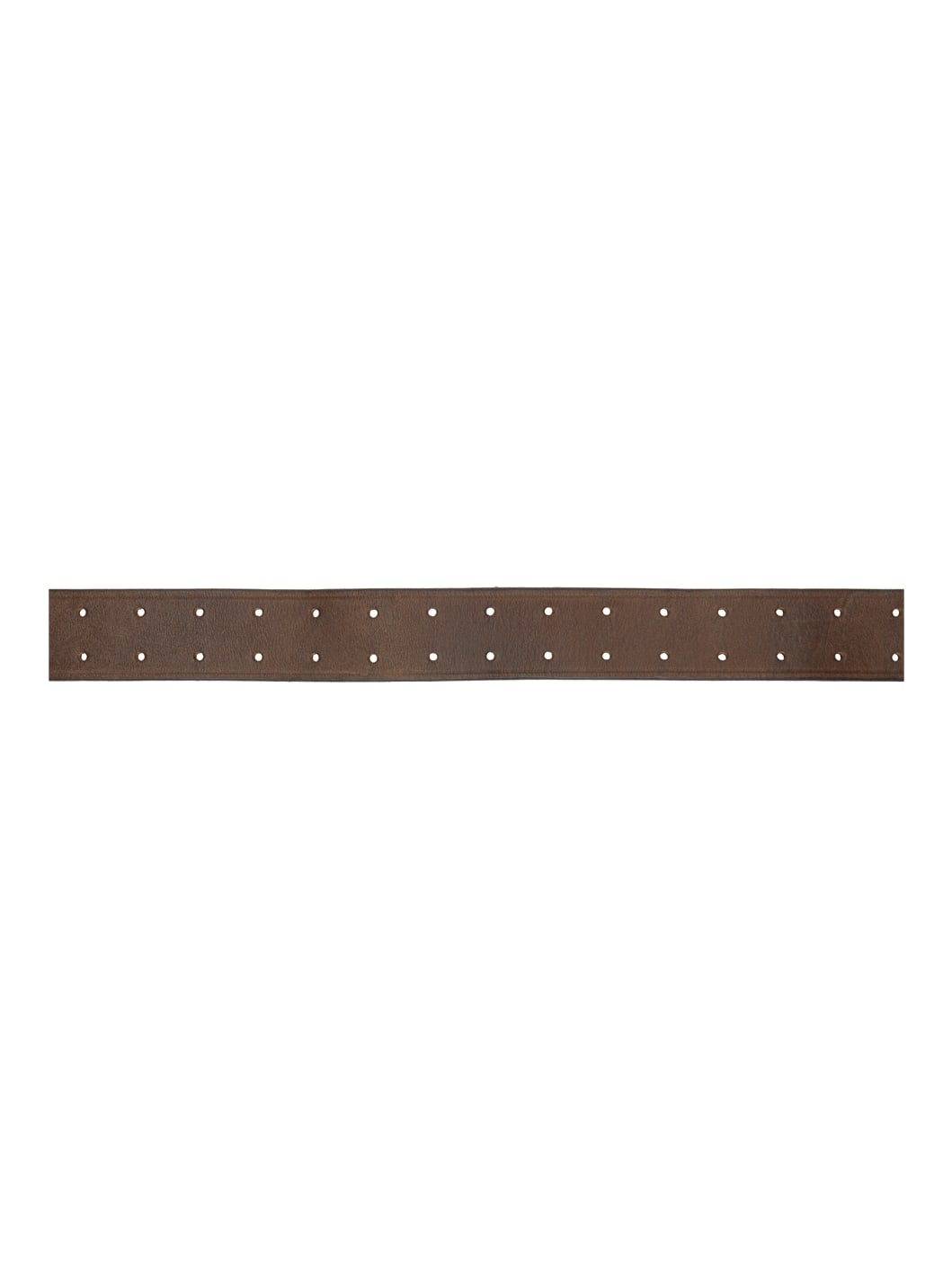 Brown Leather Double-Prong Belt - 2
