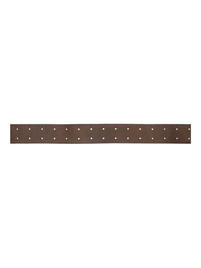 RRL by Ralph Lauren Brown Leather Double-Prong Belt outlook
