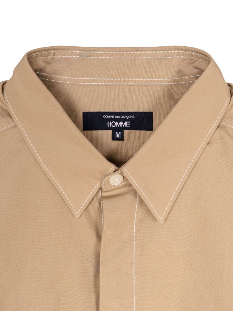 contrast-stitch chest-pocket shirt 3