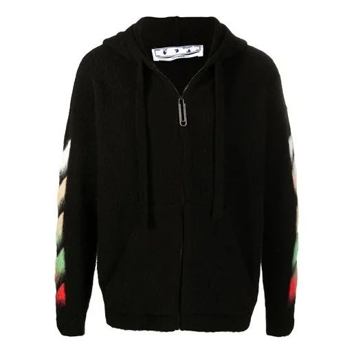 Men's Off-White SS21 Suede Stripe Black OMHA037R21KNI0011084 - 1
