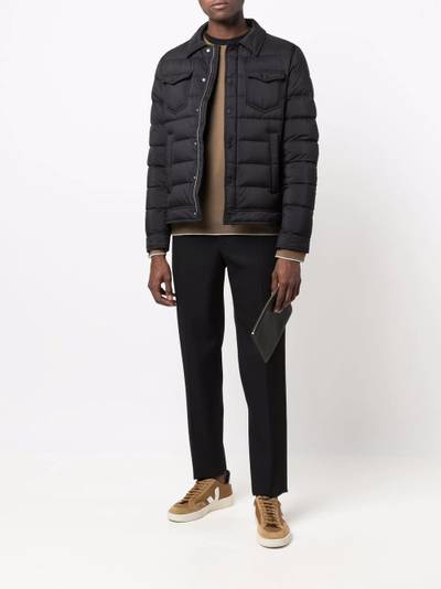 Herno long-sleeve down-feather jacket outlook