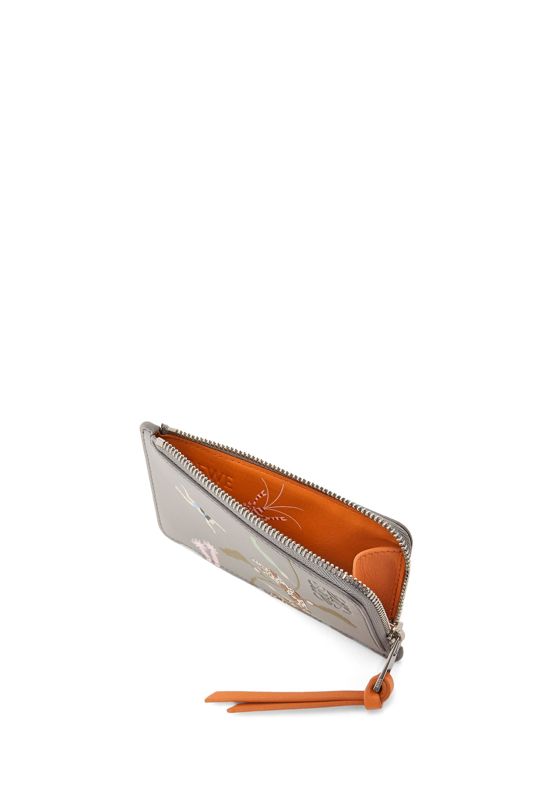 Eels coin cardholder in satin calfskin - 3