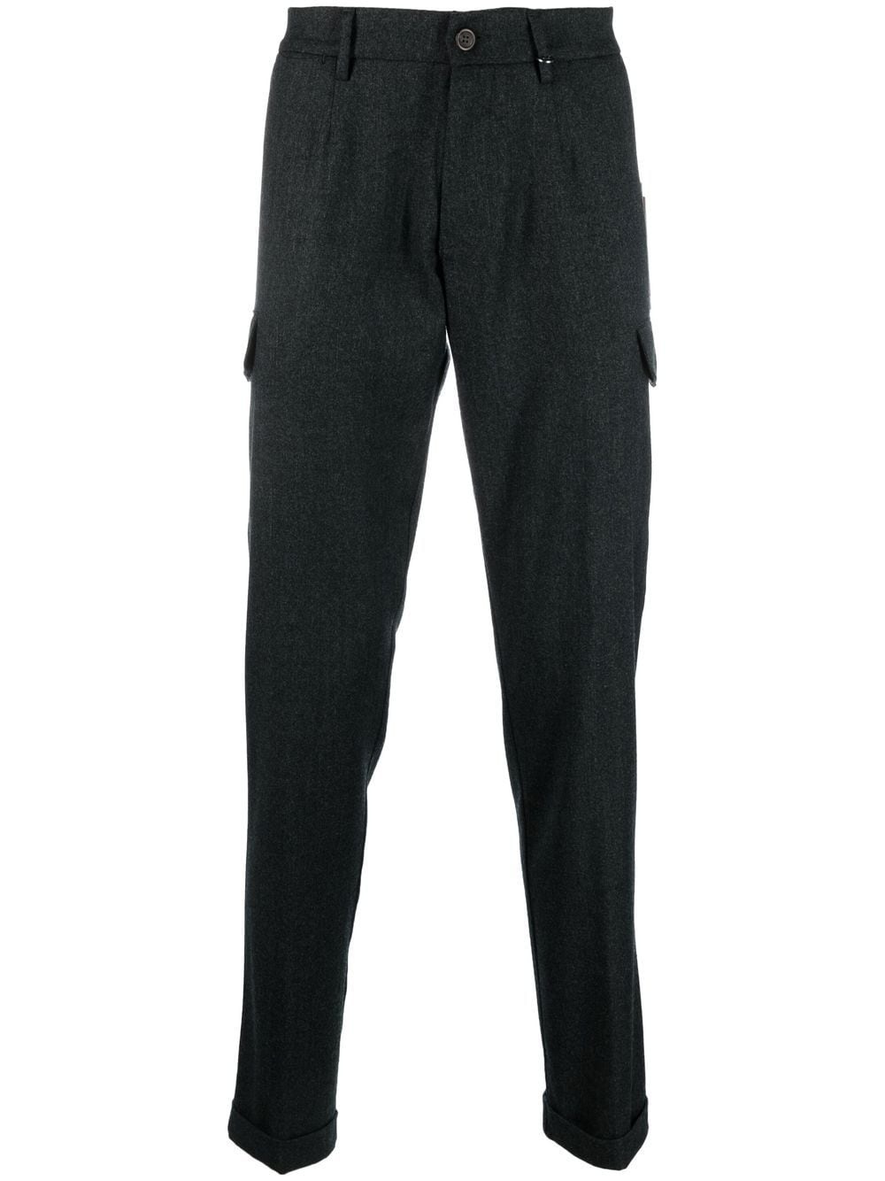 slim-fit tailored trousers - 1