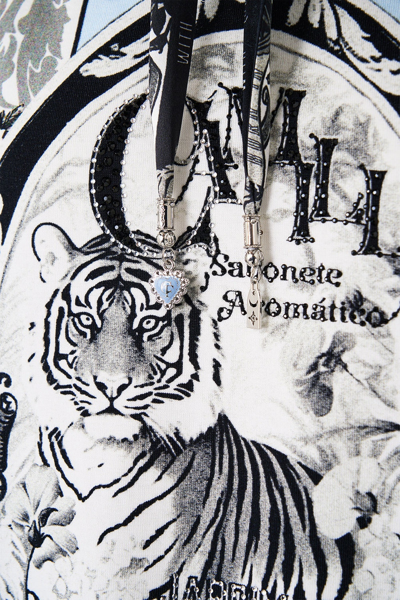 SILK BAND OVERSIZED HOODIE WITH POCKETS 6