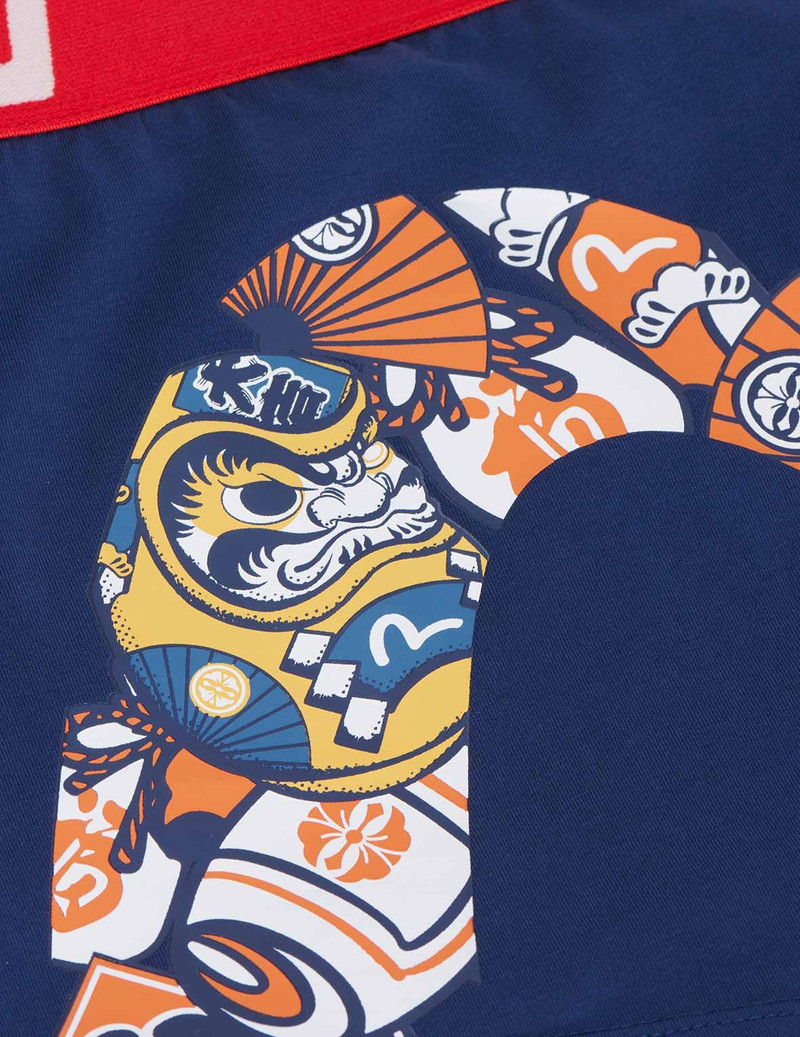 EVISU SQUAD “HIDE-AND-SEEK” PATTERN DAICOCK PRINT TRUNKS 6