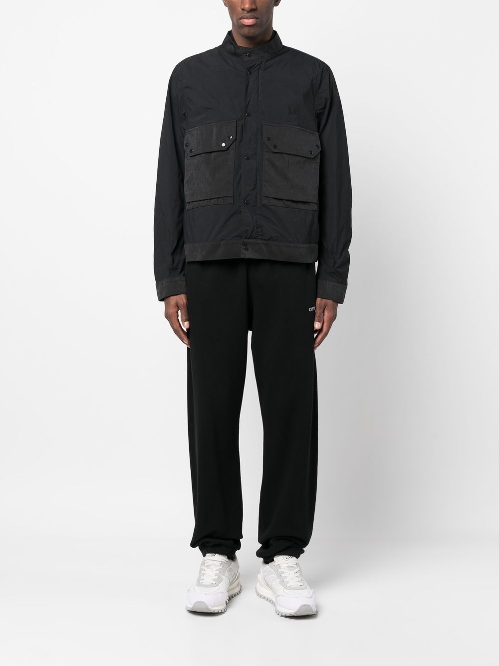 patch-pockets bomber jacket - 2