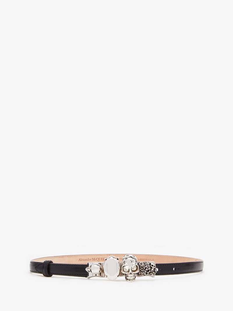 Women's The Knuckle Belt in Black 1