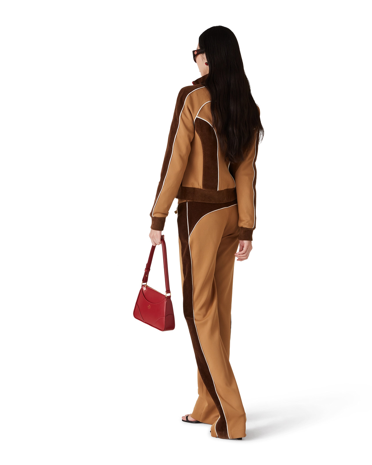 Chenille Panelled Track Pants | Casablanca Paris - 4