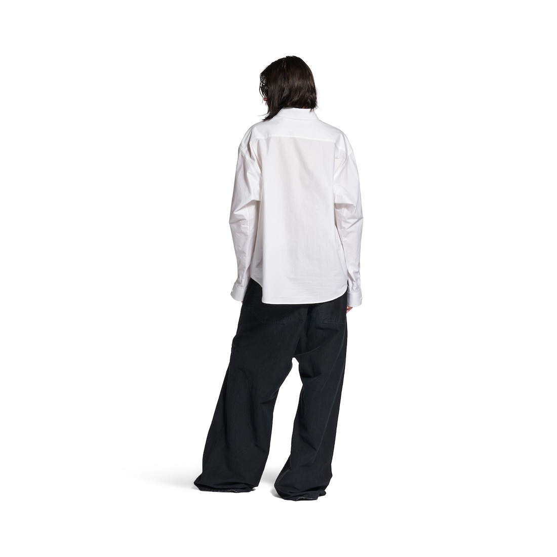 Women's Large Fit Shirt in White - 4