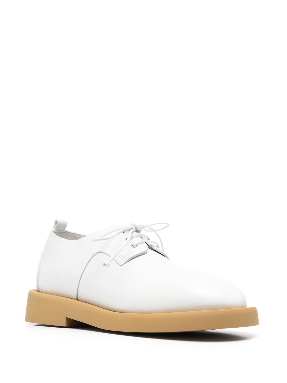 lace-up leather derby shoes - 2