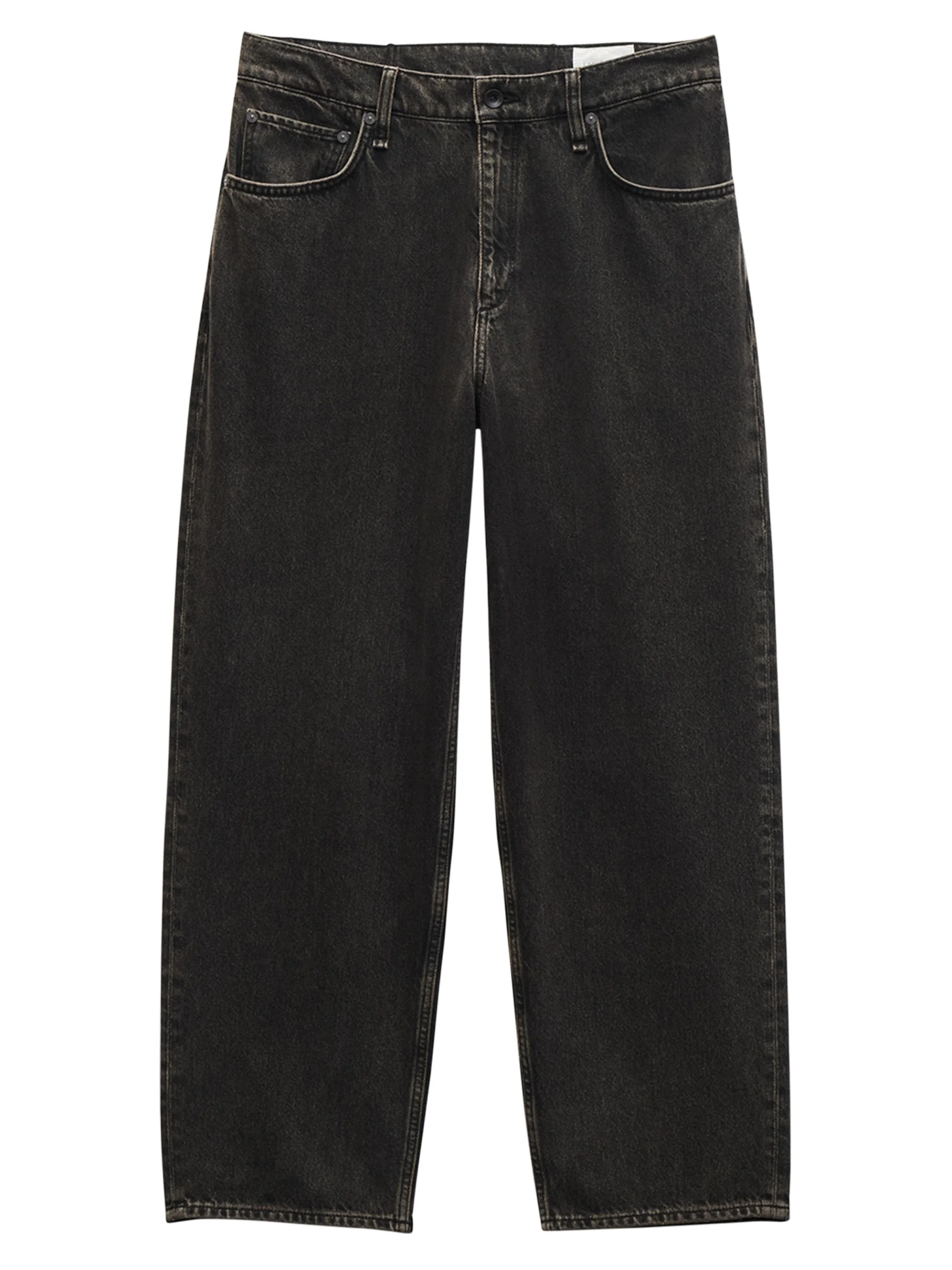 Men's Authentic Rigid Infuse Baggy Jeans - Brown Black - 1