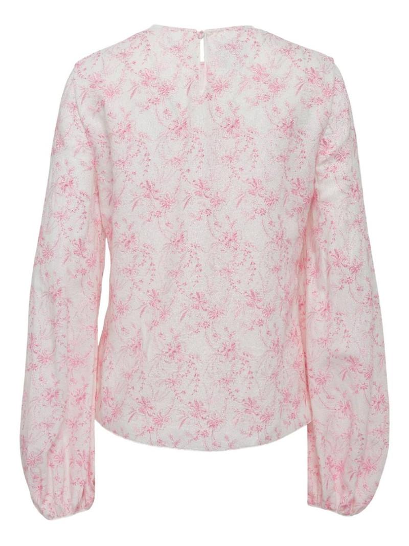 GIAMBATTISTA VALLI printed long-sleeve blouse outlook