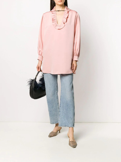 GUCCI faille maxi blouse outlook