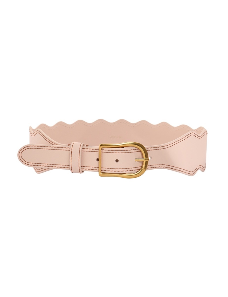 WAVE LEATHER WAIST BELT - 1