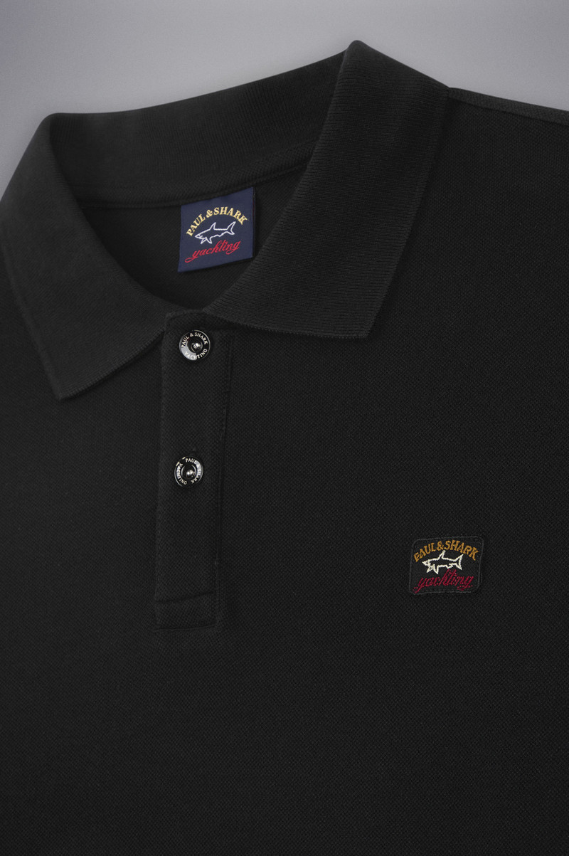 COTTON PIQUÉ POLO SHIRT WITH ICONIC BADGE 5