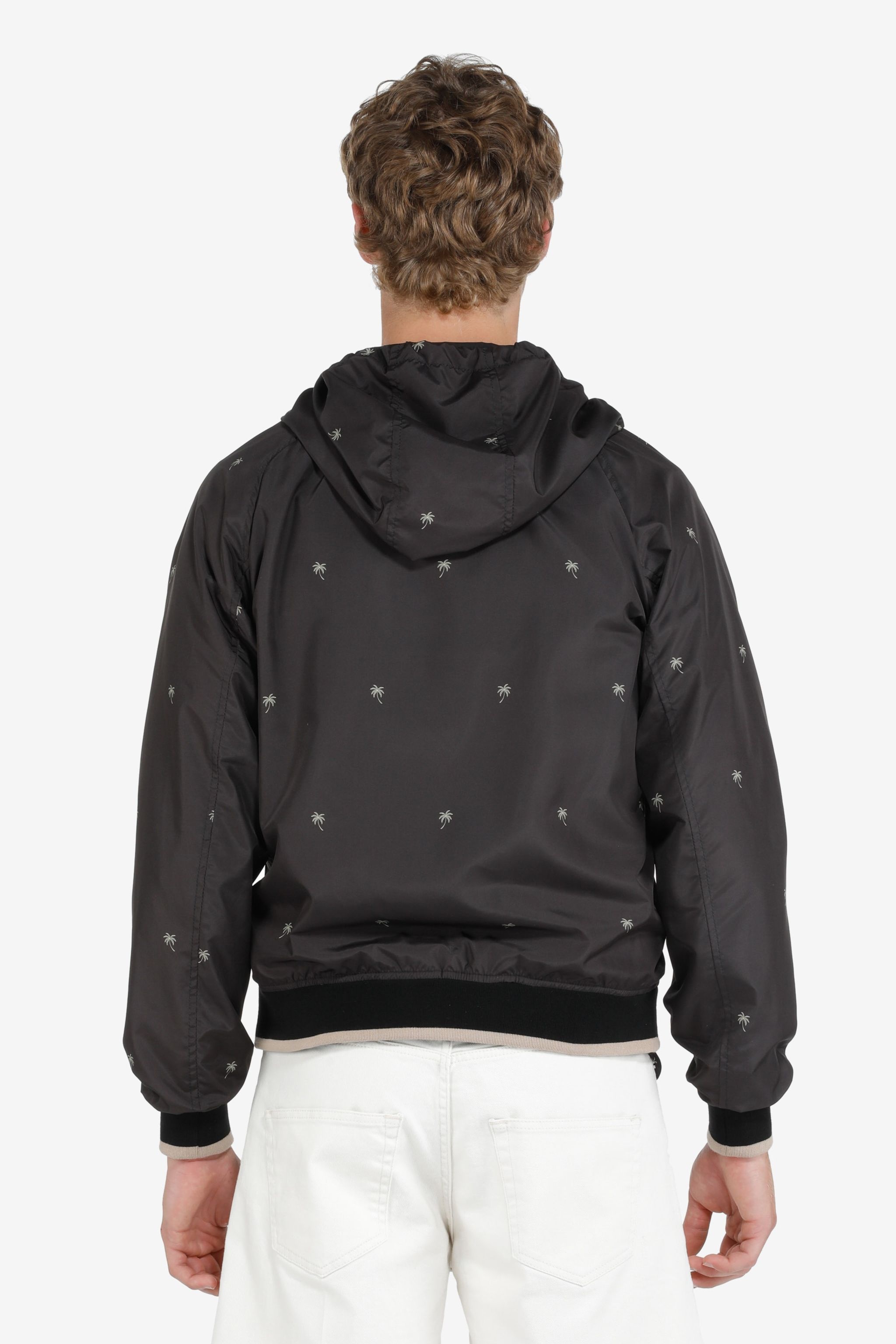 PALM TREE HOODED JACKET - 2