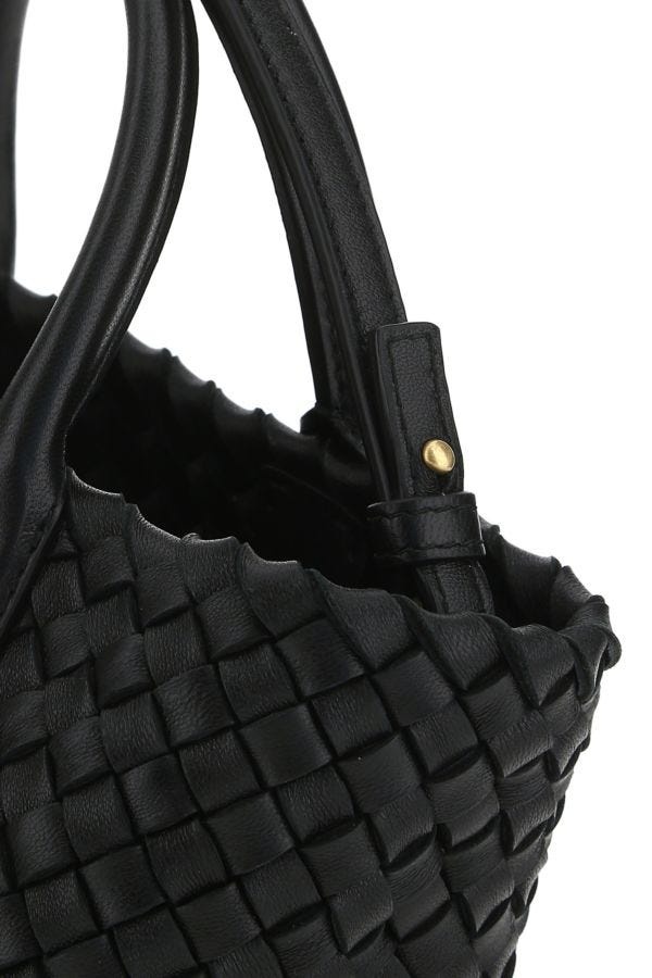 ハンドバッグ BOTTEGA VENETA BLACK LEATHER MINI CABAT HANDBAG Bottega Veneta® Mini Cabat in Black. Shop online now.