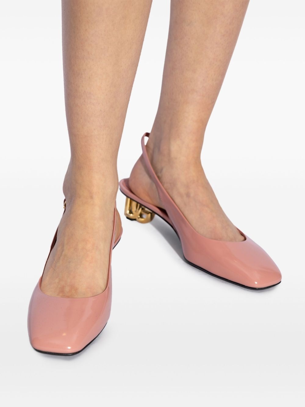 DG logo-heel pumps - 6