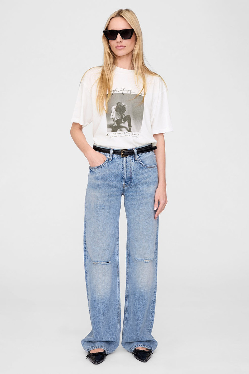 ANINE BING Ashton Tee Spirit - Ivory outlook