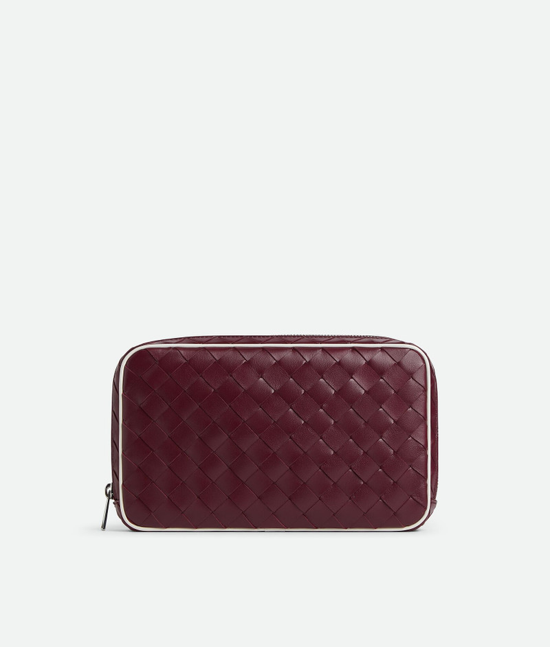 Intrecciato Medium Zipped Pouch 1
