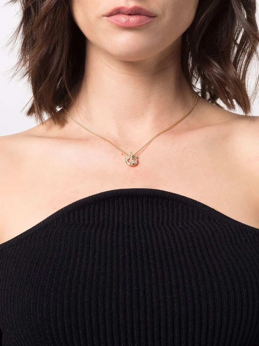 Ferragamo Women Gancini 3D Crystals Necklace - 2