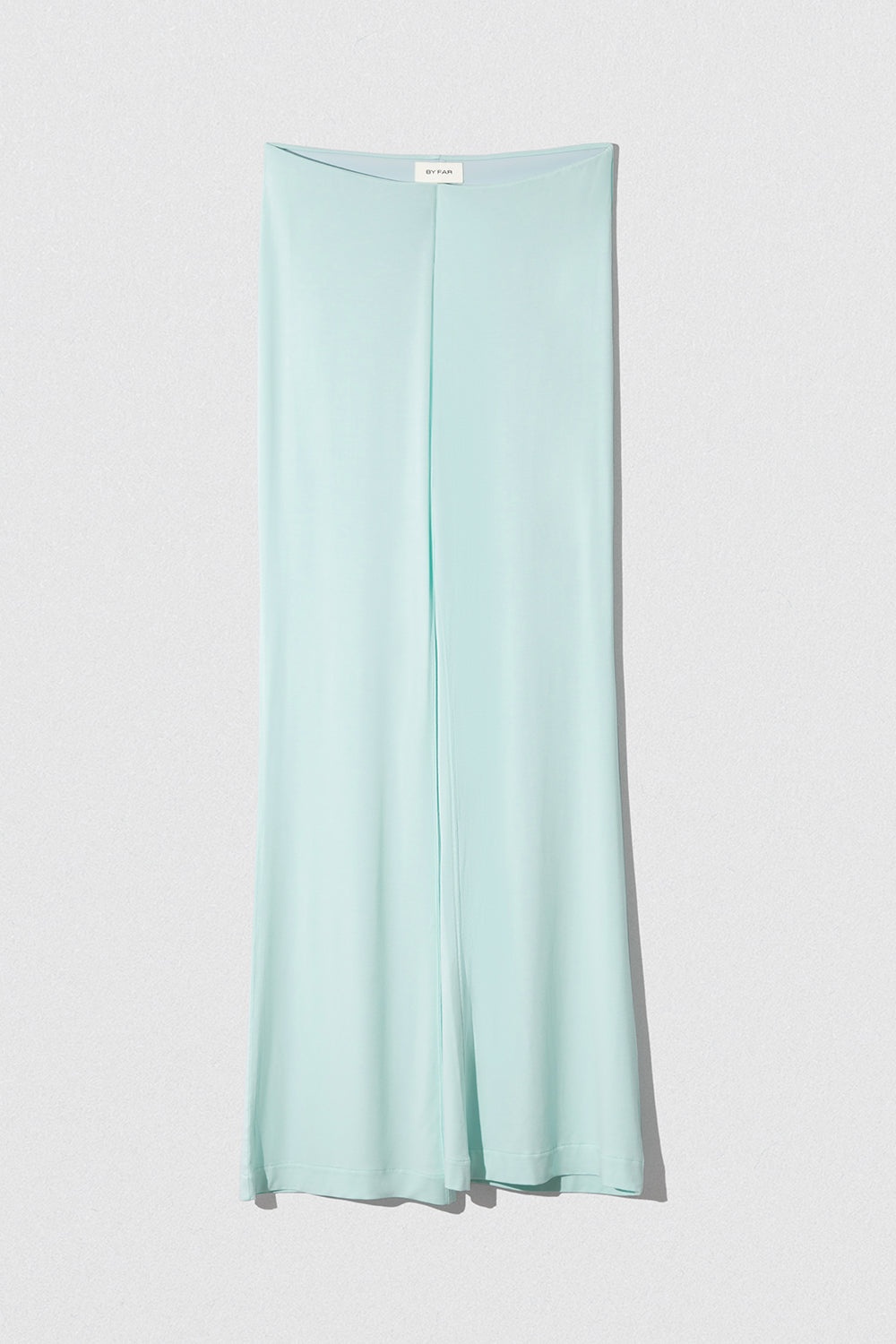 STELLA T TROUSER AQUA GREEN  VISCOSE JERSEY - 1