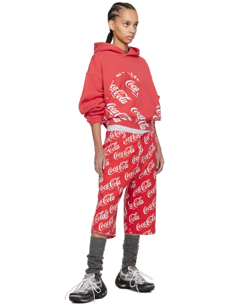 ERL Red Swirl Hoodie outlook