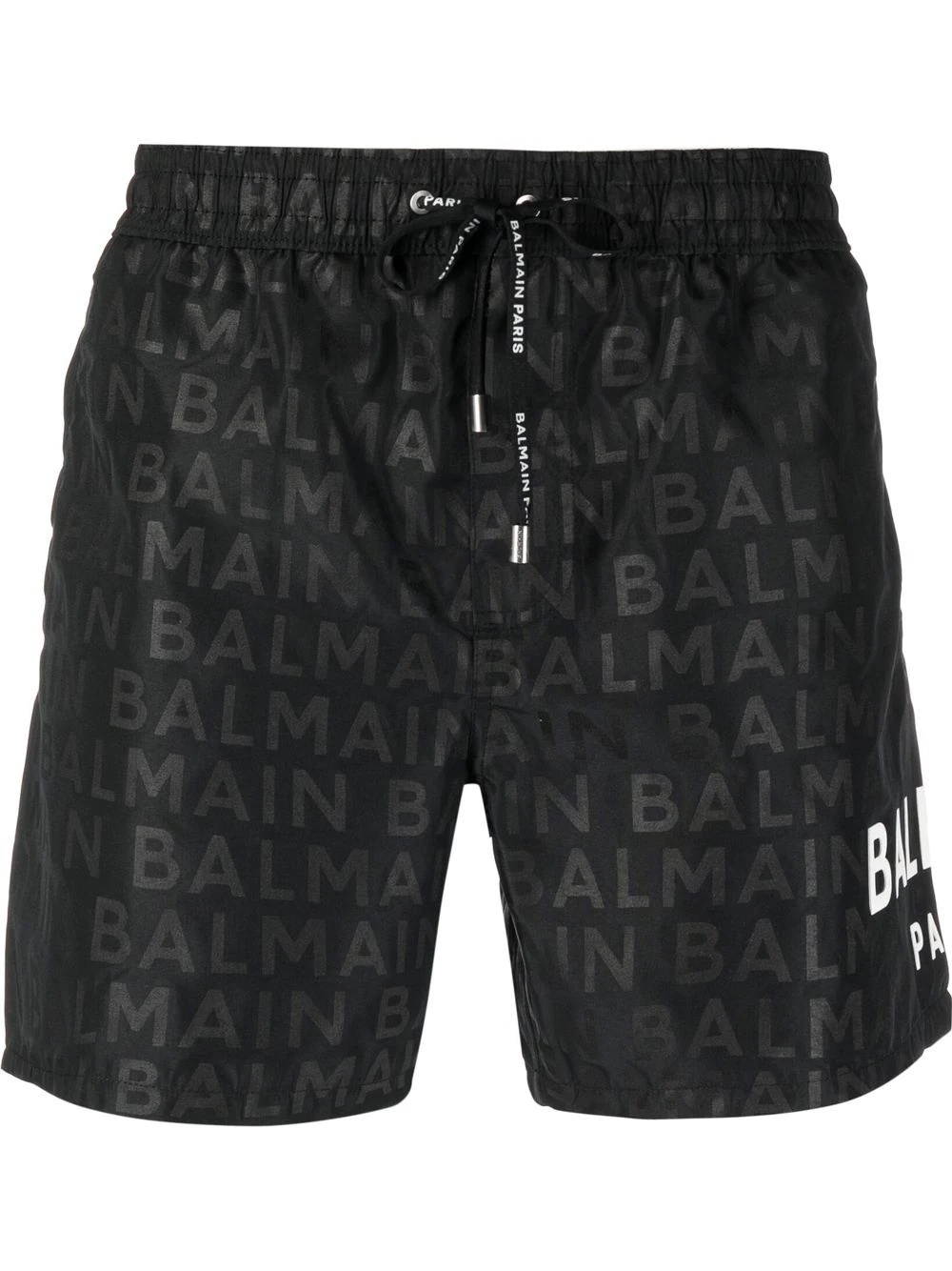 logo-print swim shorts - 1