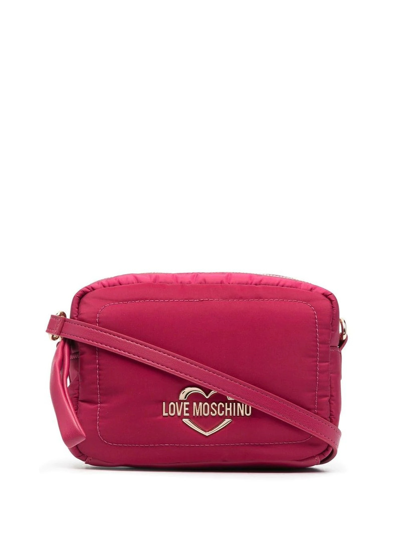 logo-plaque crossbody bag 1