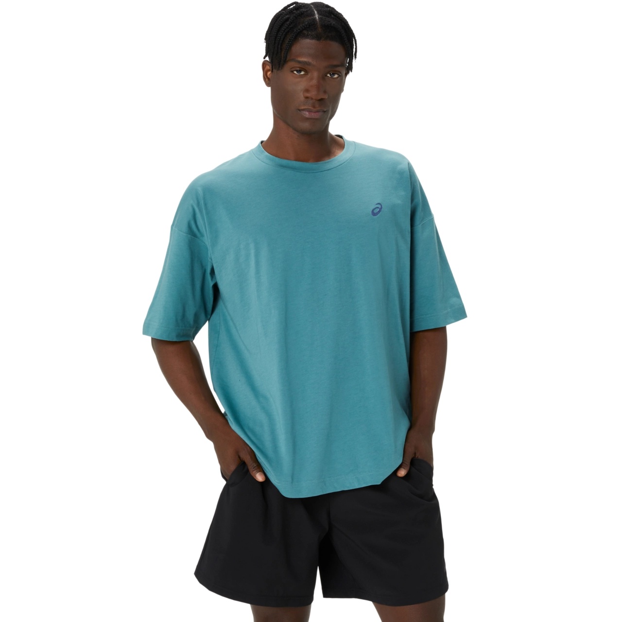 ASICS SPIRAL RELAX EMBROIDERY TEE - 1