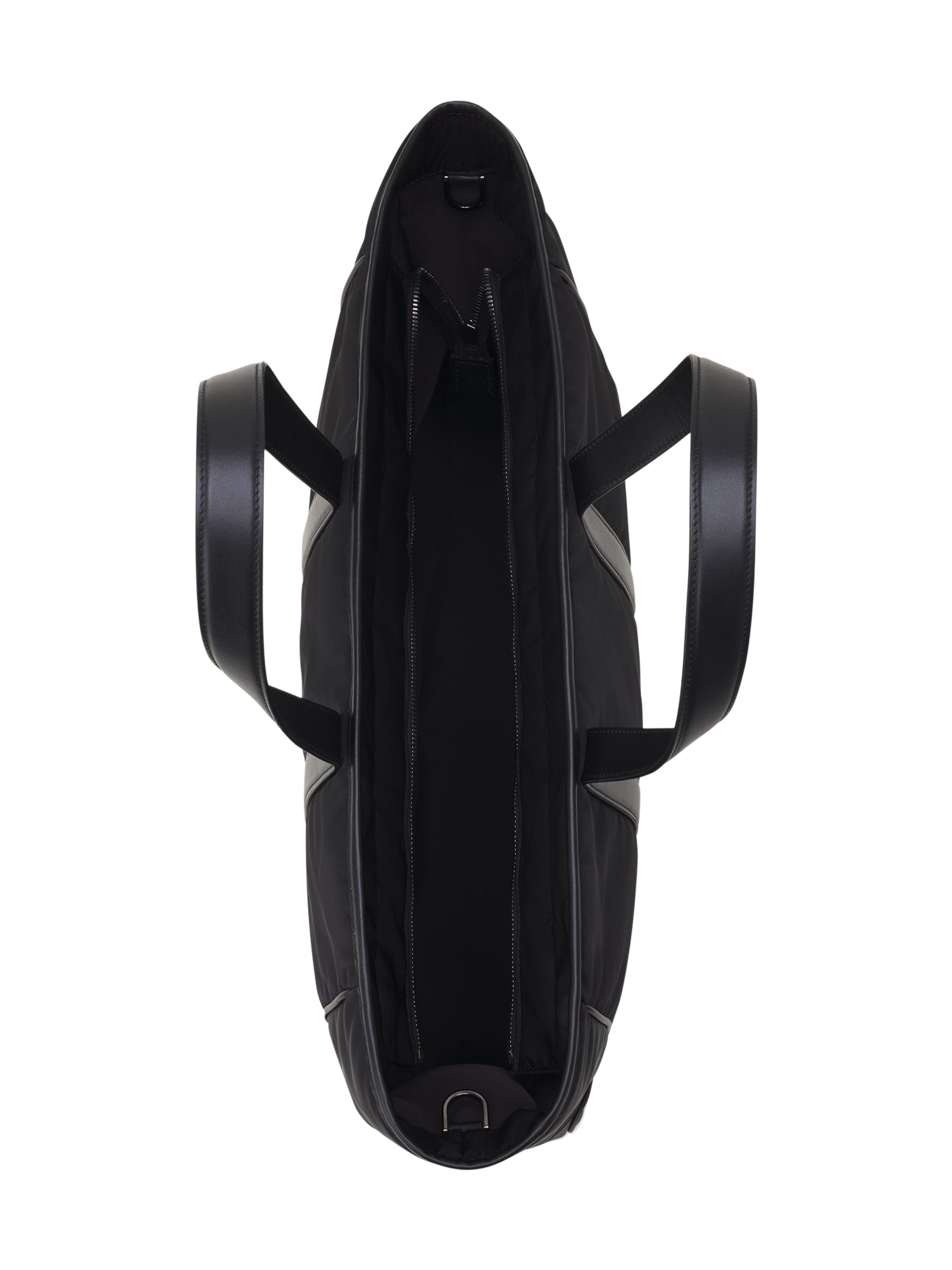 Lanvin Curb Nylon Tote Bag in Black at Nordstrom - 8