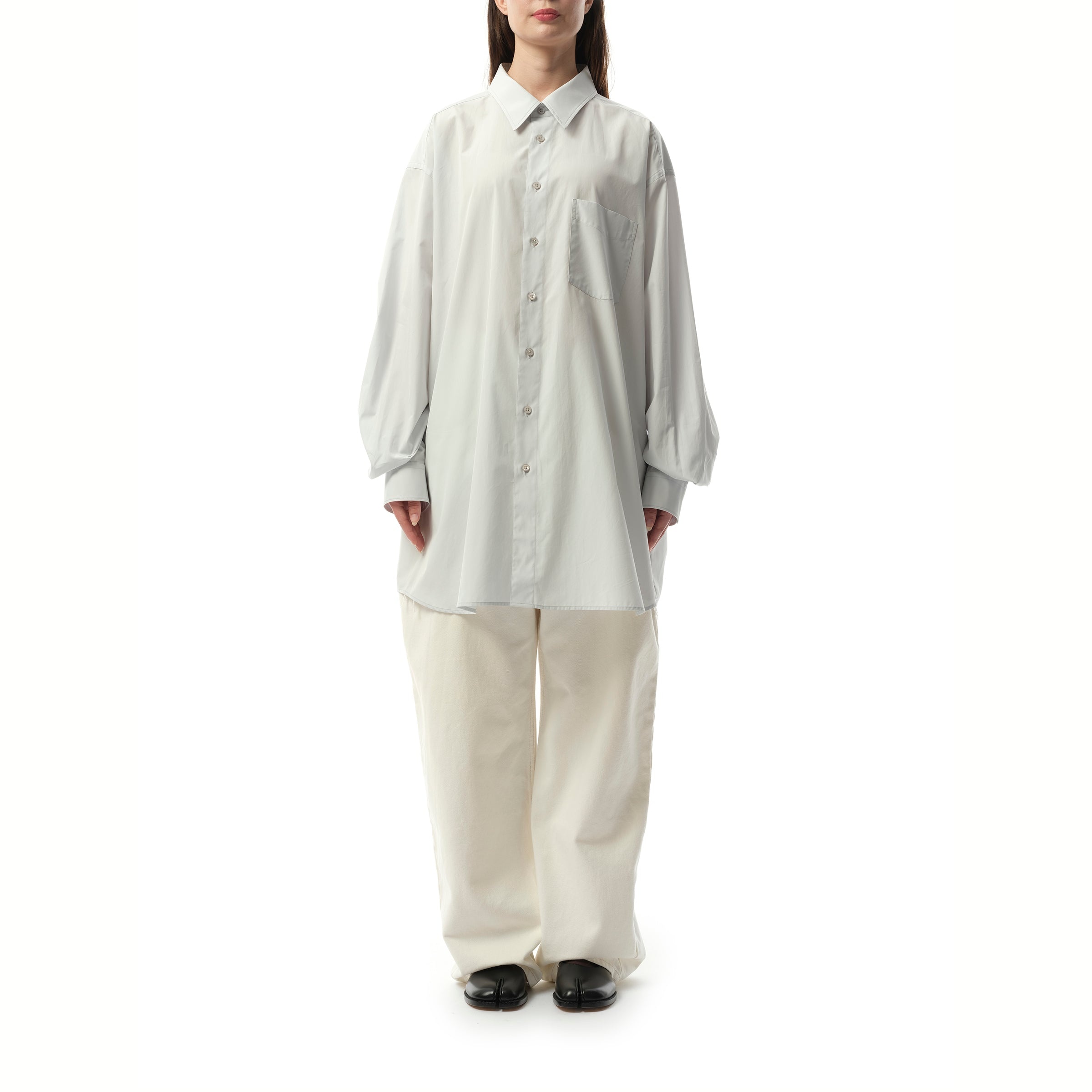 Long-sleeved Shirt in Light Blue - 4