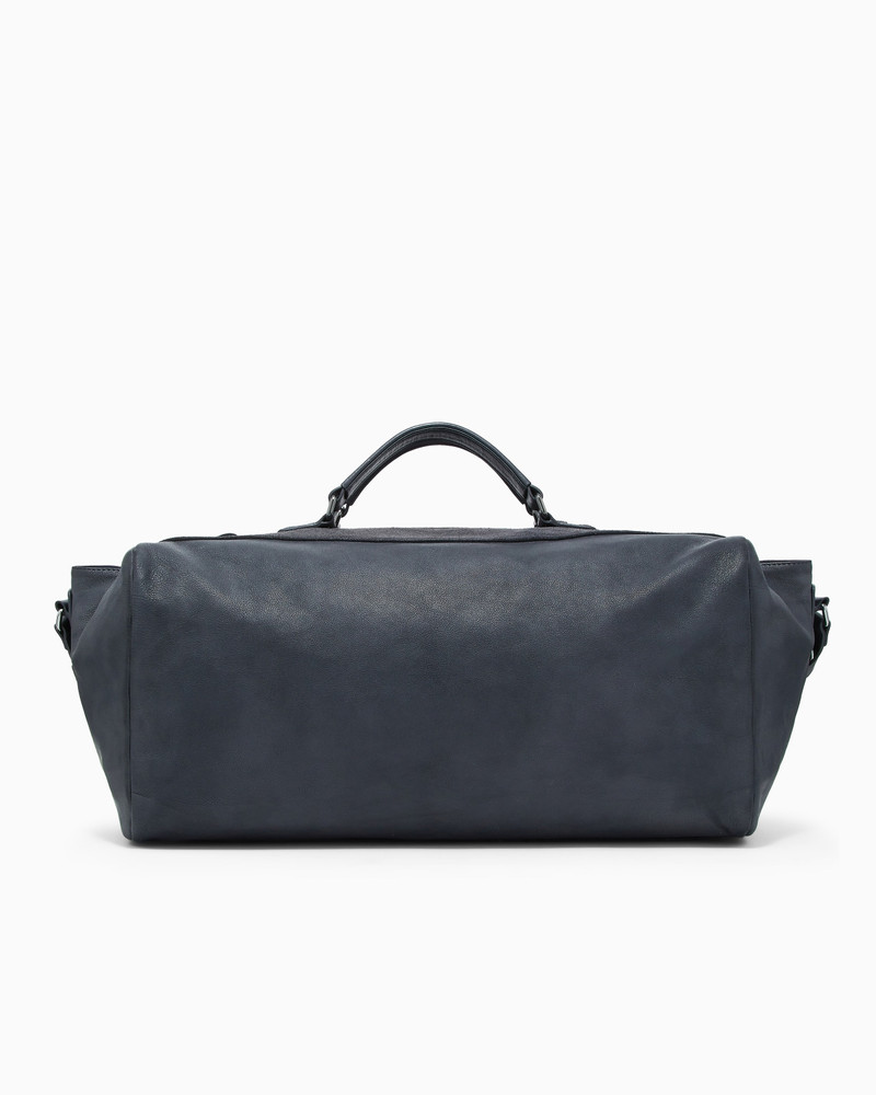 VINTAGE-EFFECT PEBBLED NAPPA-LEATHER DUFFEL BAG 3