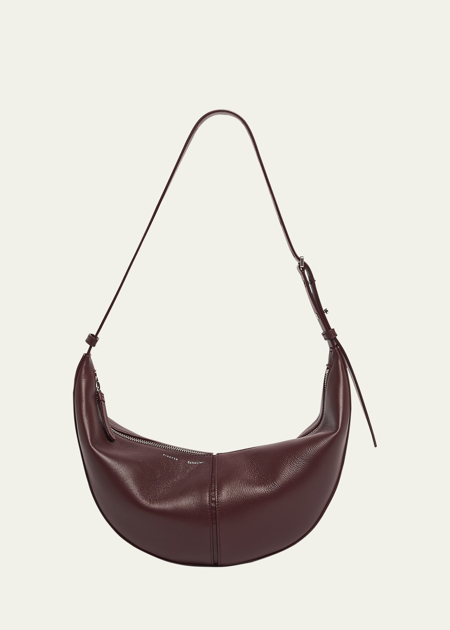 Slide Napa Leather Shoulder Bag - 1