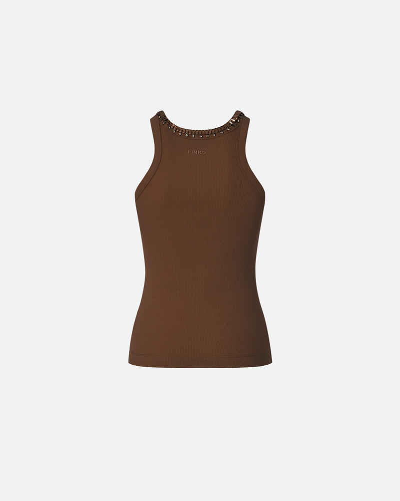 RIBBED TOP WITH BEJEWELLED EMBELLISHMENT 5